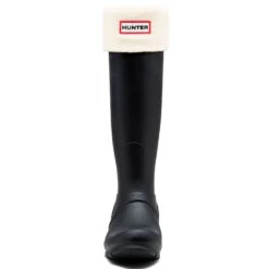 Hunter Fleece Welly Socks In Cream